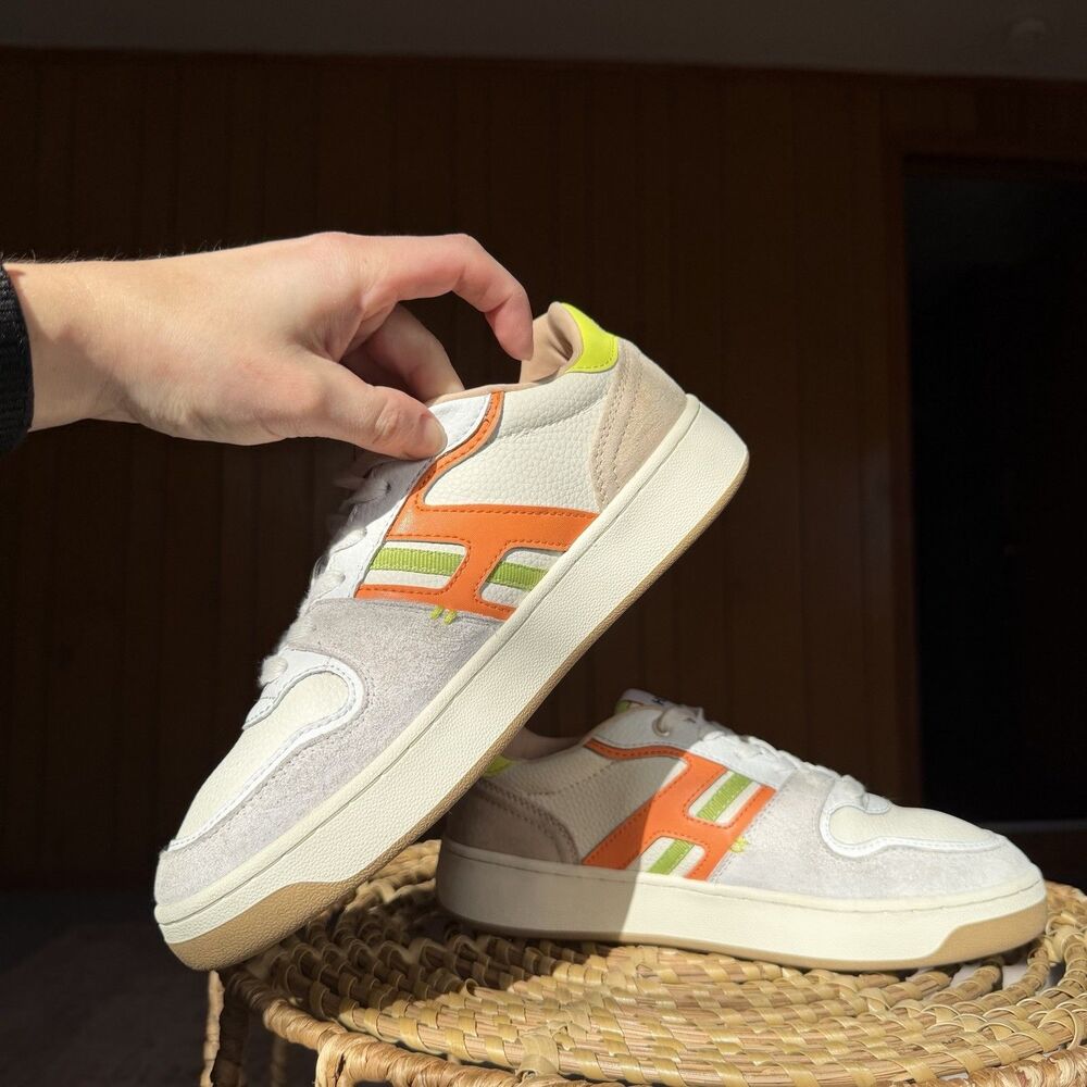 HOFF Gamla Stan Trainers Metro Fl In Multi Beige Cream Sneakers Women’s US 8 - Picture 10 of 16